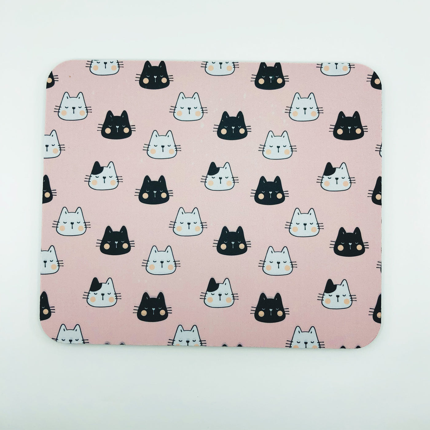 Pink & Black Cats Mouse Pad | Pawlicious & Company