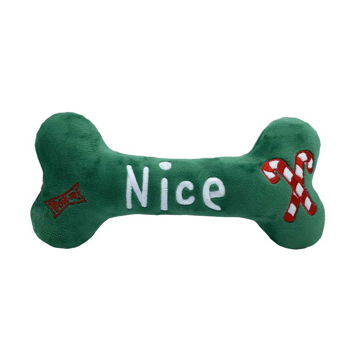Naughty & Nice Bone Dog Toy | Pawlicious & Company