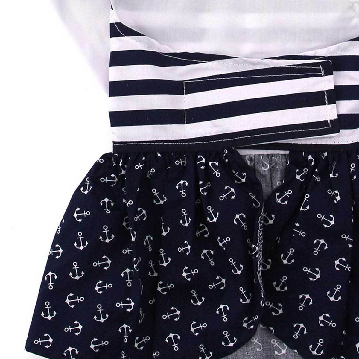 Nautical Dog Dress with Matching Leash | Pawlicious & Company
