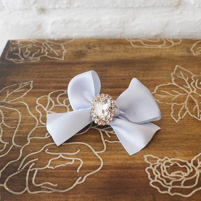 Olivia Dog Hair Bow in Blue | Pawlicious & Company