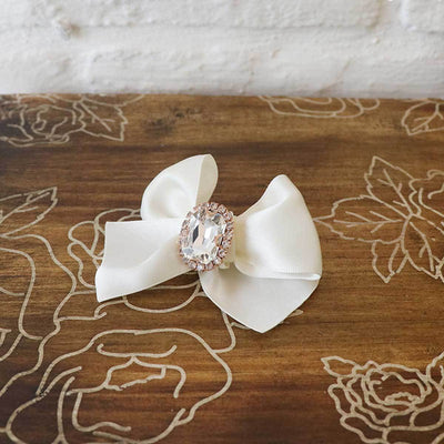 Olivia Dog Hair Clip in Cream | Pawlicious & Company
