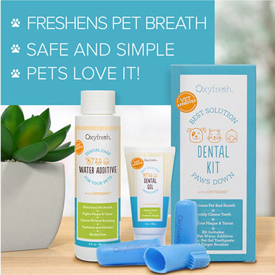 Oxyfresh Pet Dental Kit | Pawlicious & Company
