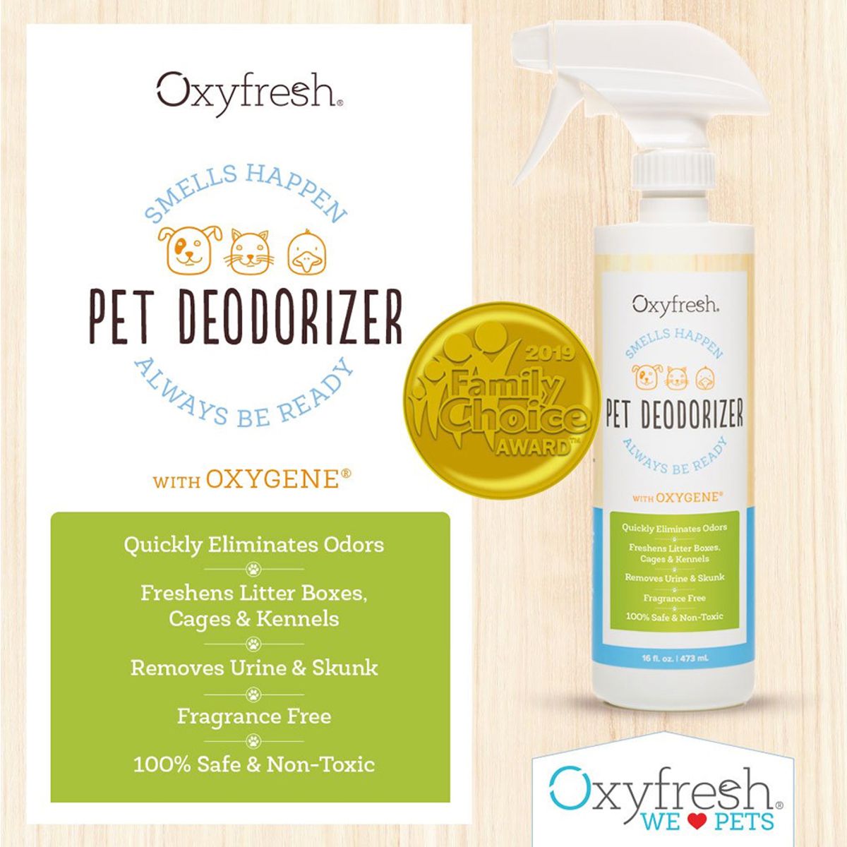 Oxyfresh Pet Odor Eliminator | Pawlicious & Company