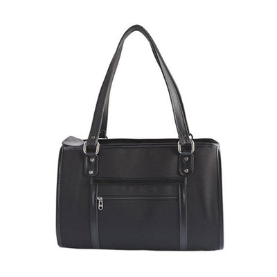 Payton Dog Carrier Handbag - Black | Pawlicious & Company