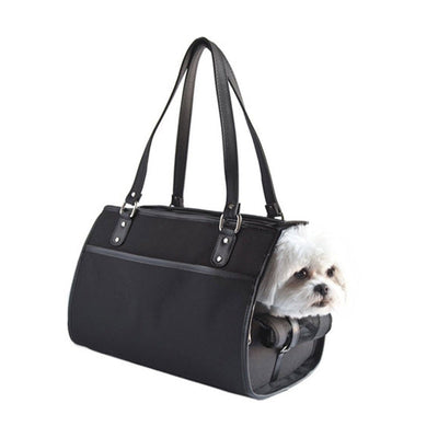 Payton Dog Carrier Handbag - Black | Pawlicious & Company