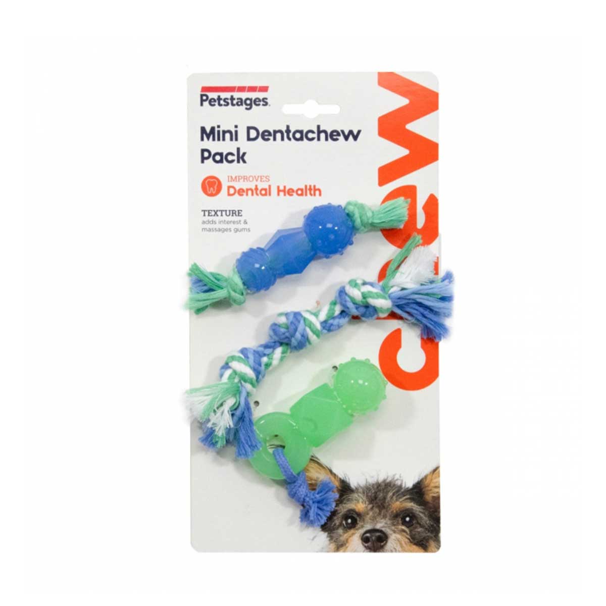 Mini Dentachew Dog Chew Toy - 3 Pack | Pawlicious & Company