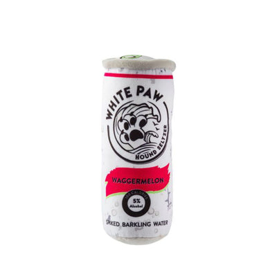 White Paw Hound Seltzer Waggermelon Plush Dog Toy | Pawlicious & Company