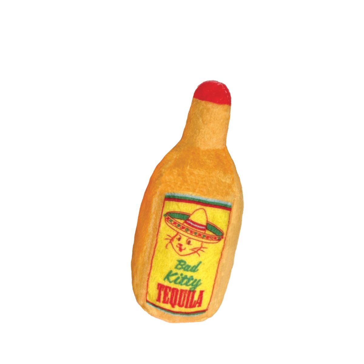 Bad Kitty Tequila Plush Booze Cat Toy | Pawlicious & Company