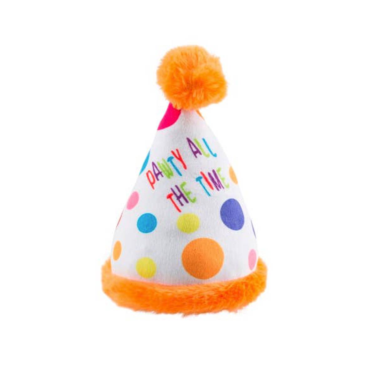 Happy Birthday Party Hat Dog Toy | Pawlicious & Company
