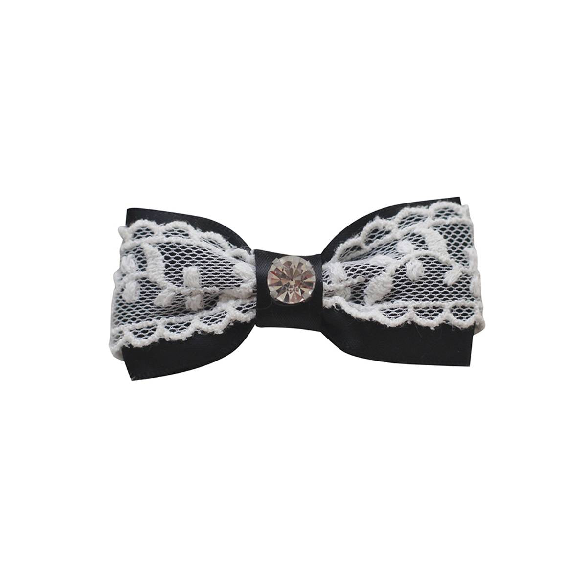 Vintage Girl Dog Hair Clip in Black | Pawlicious & Company