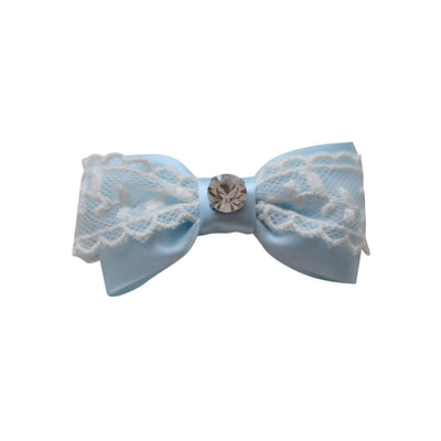 Vintage Girl Dog Hair Clip in Baby Blue | Pawlicious & Company
