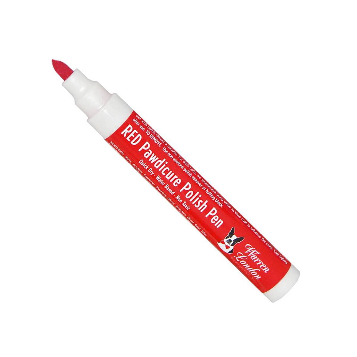 Warren London Pawdicure Polish Pen - Red | Pawlicious & Company