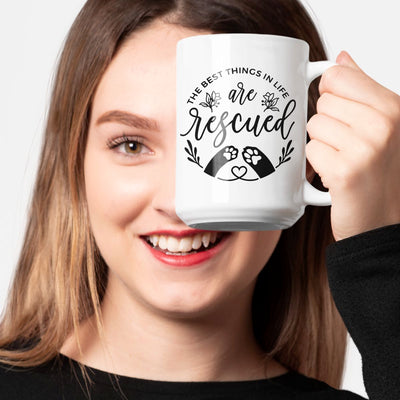 The Best Things are Rescued Dog Mug | Pawlicious & Company