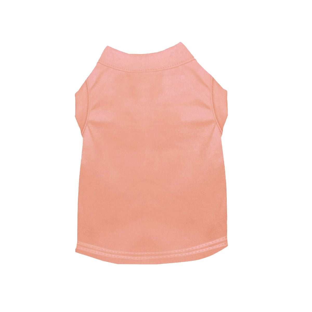 Cotton Poly Blend Tee Shirt in Peach | Pawlicious & Company