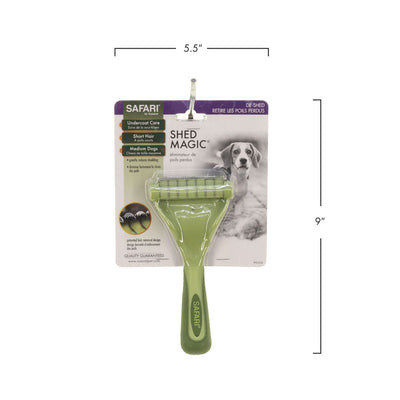 Safari® Shed Magic Short Hair De-Shedding Tool | Pawlicious & Company