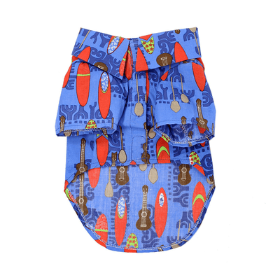 Ukuleles & Surfboards Camp Dog Shirt | Pawlicious & Company