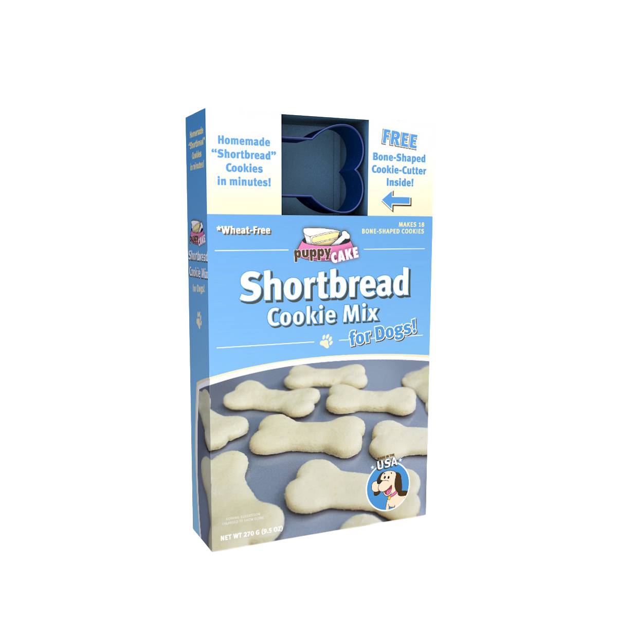 Shortbread Cookie Mix & Cookie Cutter (Wheat Free) | Pawlicious & Company