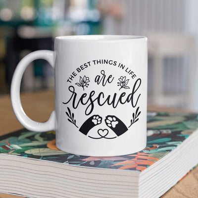 The Best Things are Rescued Dog Mug | Pawlicious & Company