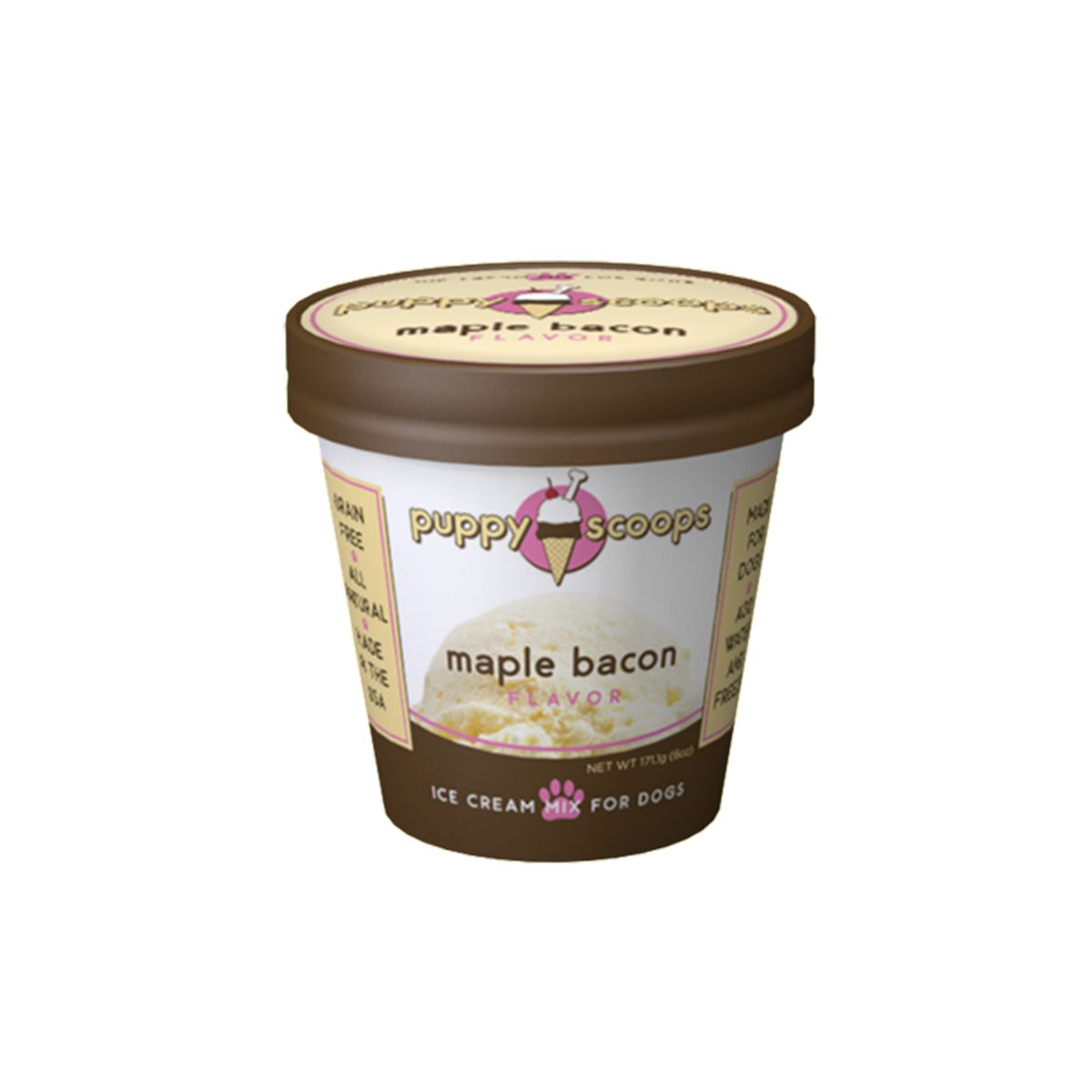 Puppy Scoops Ice Cream Mix - Maple Bacon | Pawlicious & Company
