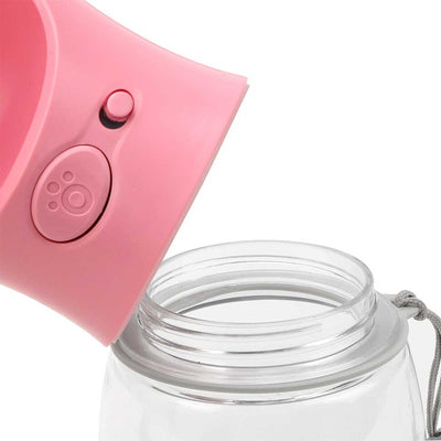 Portable Dog Water Bowl in Pink | Pawlicious & Company