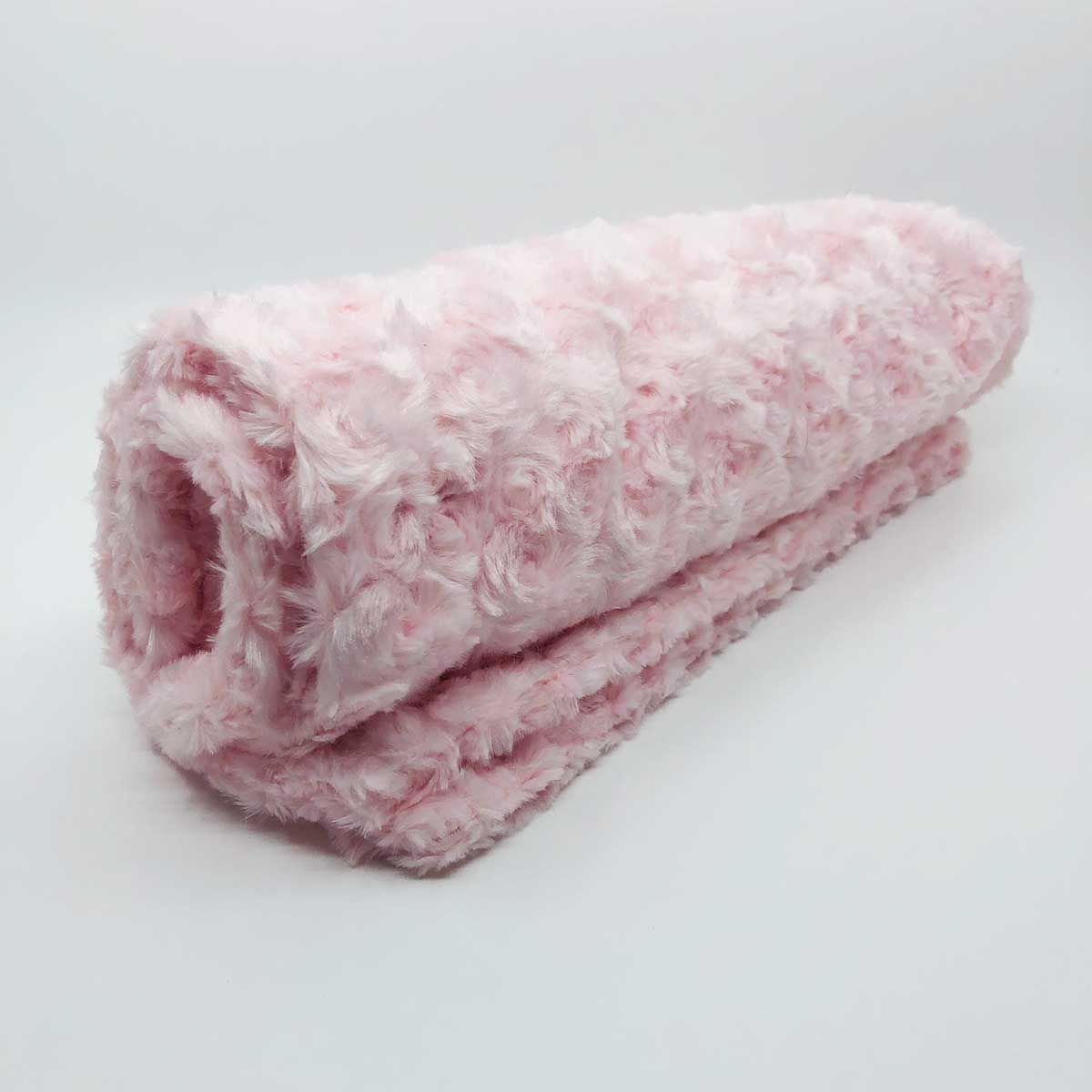 Minky Pet Blankets in Pink Rosette Pattern | Pawlicious & Company