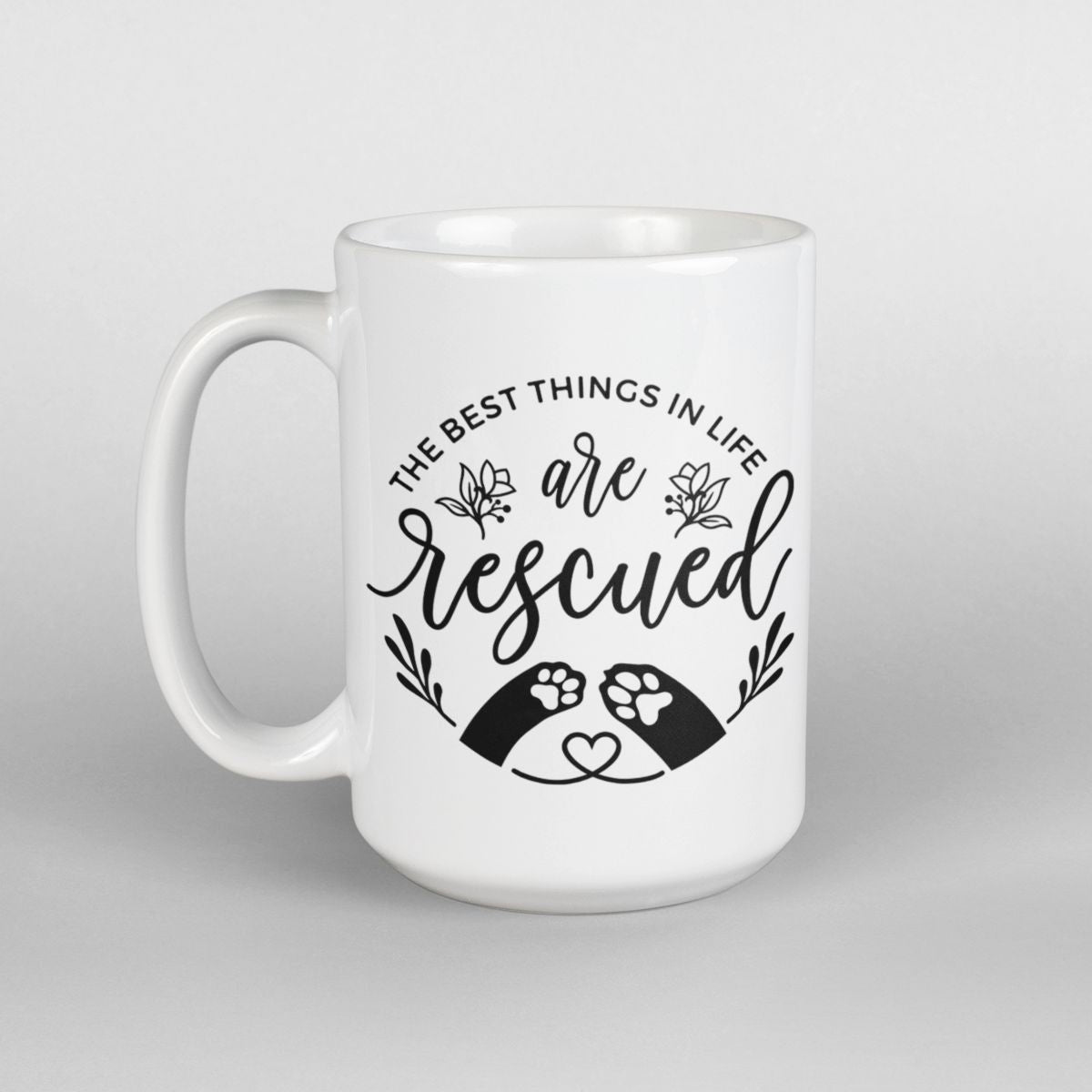 The Best Things are Rescued Dog Mug | Pawlicious & Company