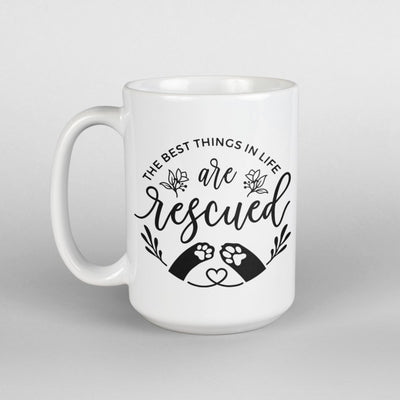 The Best Things are Rescued Dog Mug | Pawlicious & Company