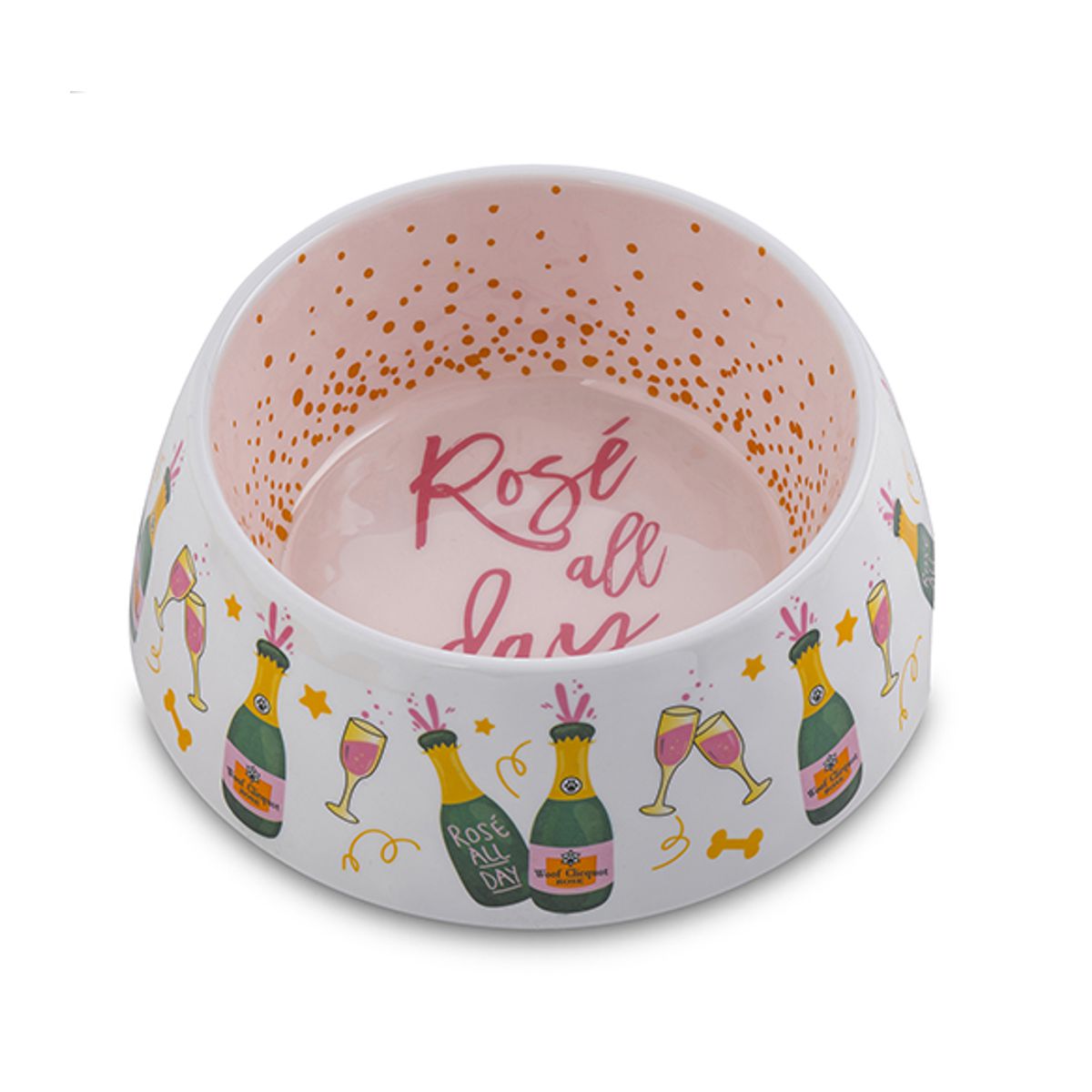 Rose All Day Pet Bowl | Pawlicious & Company