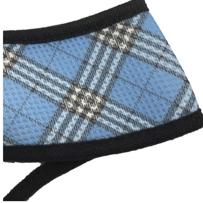 Plaid Breathe EZ Pullover Mesh Dog Harness in Blue | Pawlicious & Company