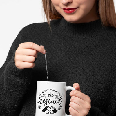 The Best Things are Rescued Dog Mug | Pawlicious & Company