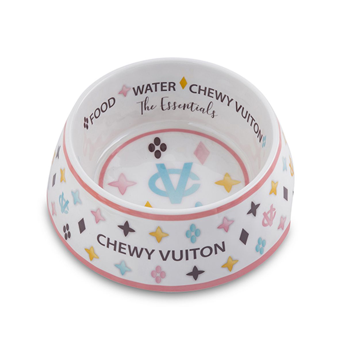 Chewy Vuiton Pet Bowl The Pretty Hot Mess