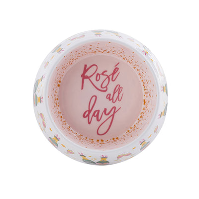 Rose All Day Pet Bowl | Pawlicious & Company
