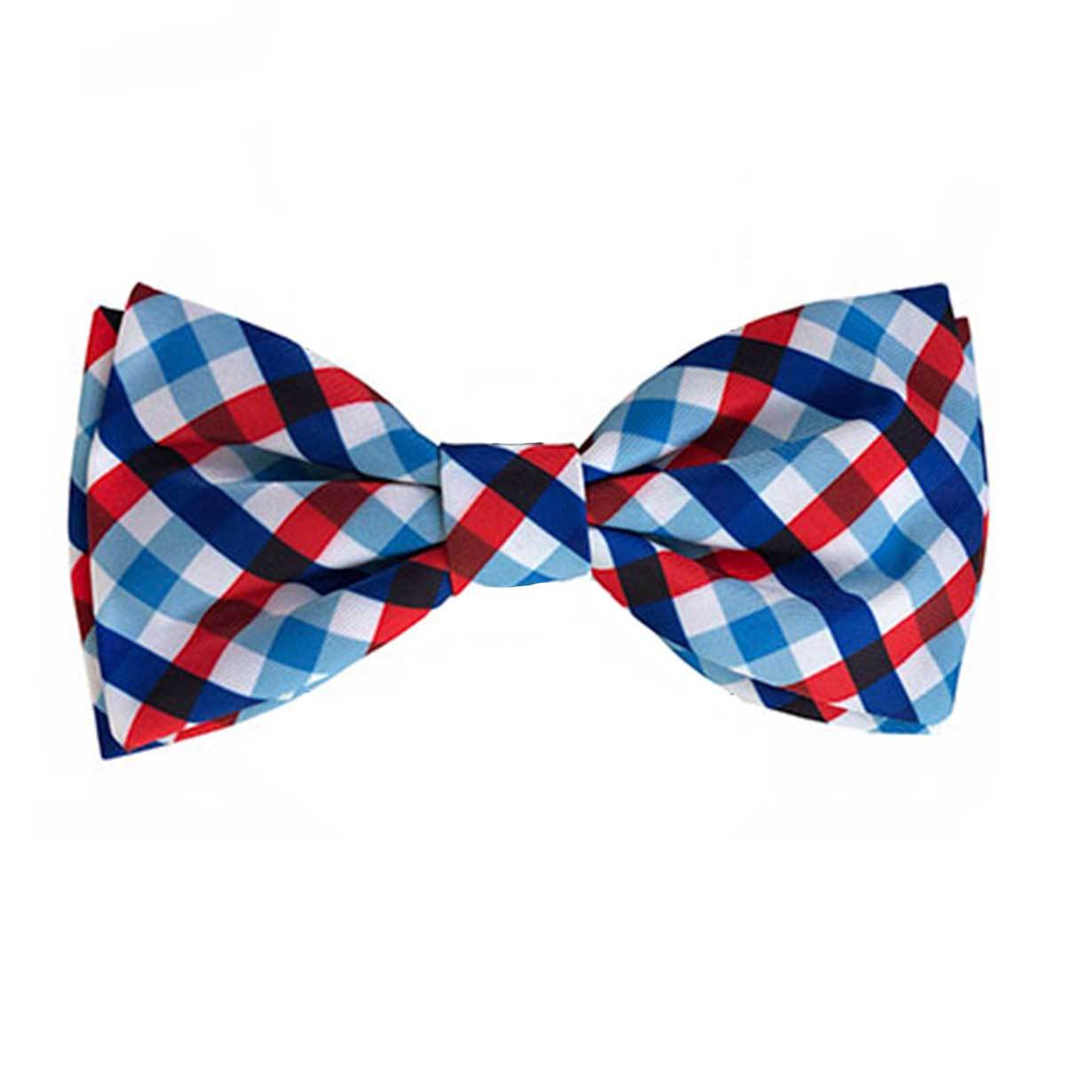Picnic Check Dog Collar Bow Tie | Pawlicious & Company