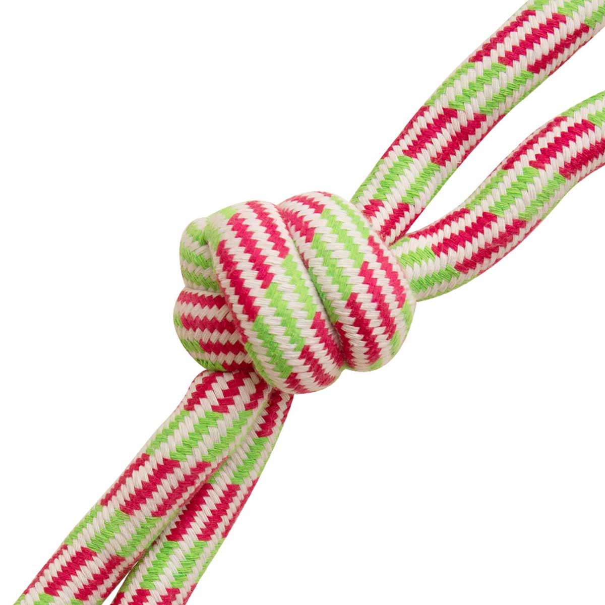 Fling N Floss Braided Rope Knot Dog Toy