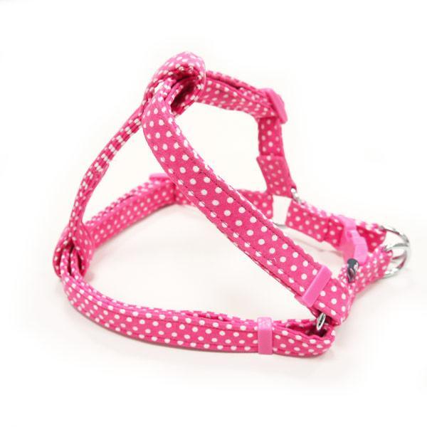 Pink Polka Dot Dog Harness - Pawlicious & Company