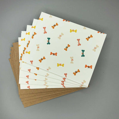 Blank Note Card Set - Pretty Bones | Pawlicious & Company