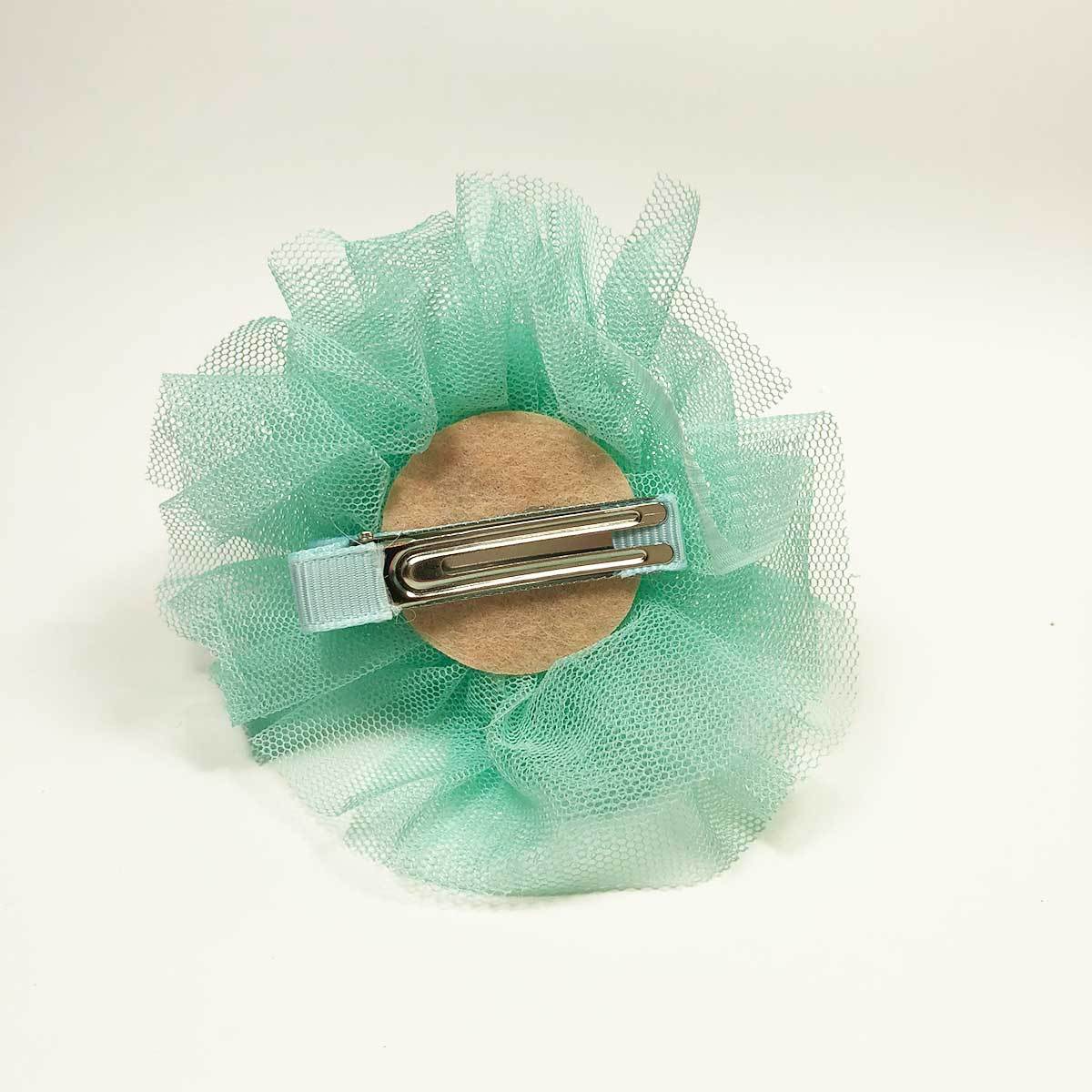 Pretty Party Hat Clip-On in Aqua | Pawlicious & Company