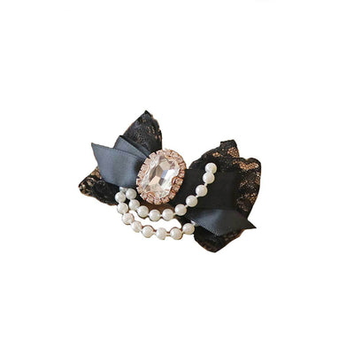 Princess for A Day Dog Hair Bow in Black | Pawlicious & Company