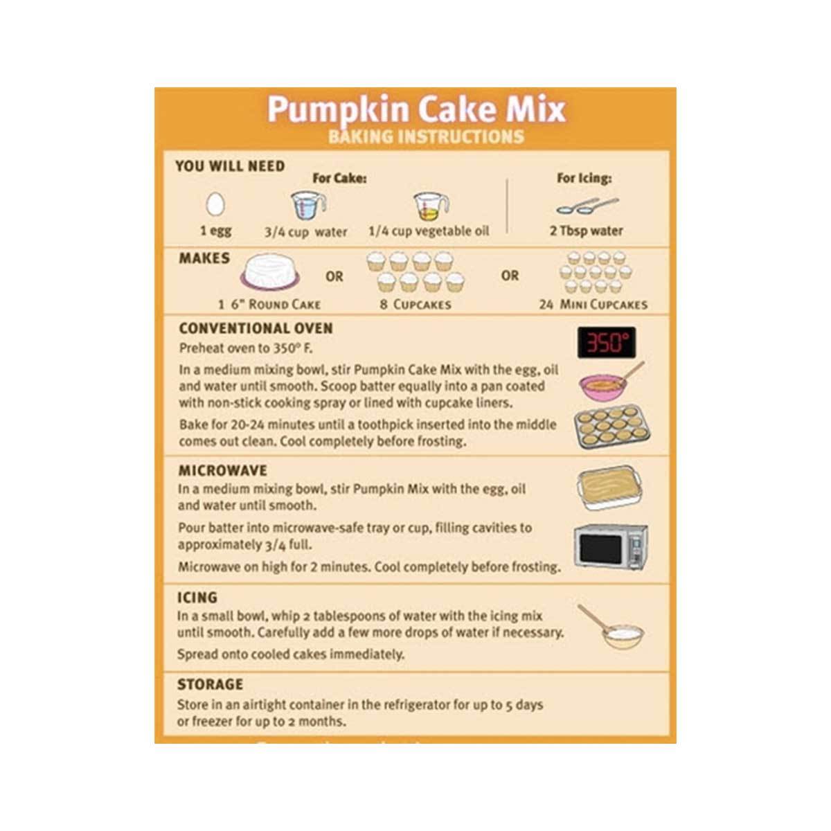 Puppy Cake & Frosting Mix - Pumpkin (Wheat Free) | Pawlicious & Company