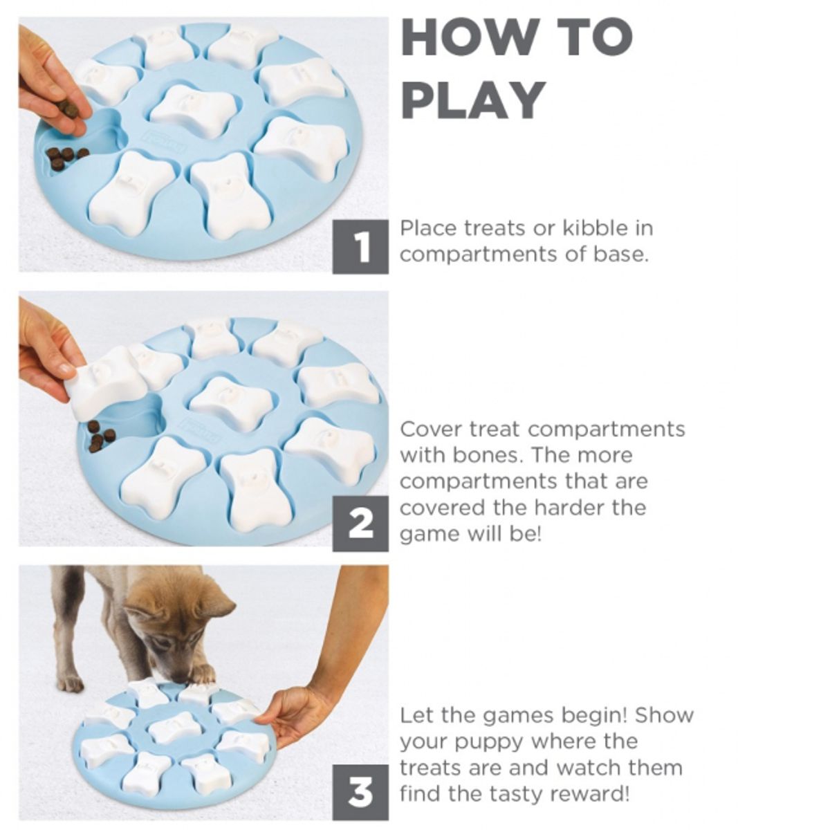Blue Smart Puzzle Game Doy Toy - Easy | Pawlicious & Company