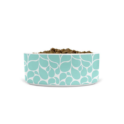Rain Drops Ceramic Pet Bowls | Pawlicious & Company