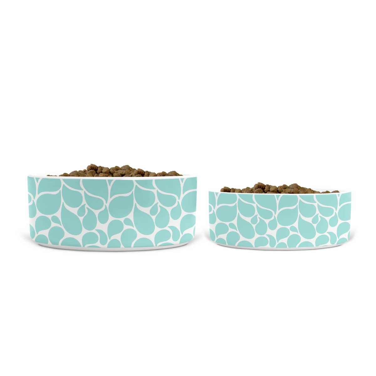 Rain Drops Ceramic Pet Bowls | Pawlicious & Company