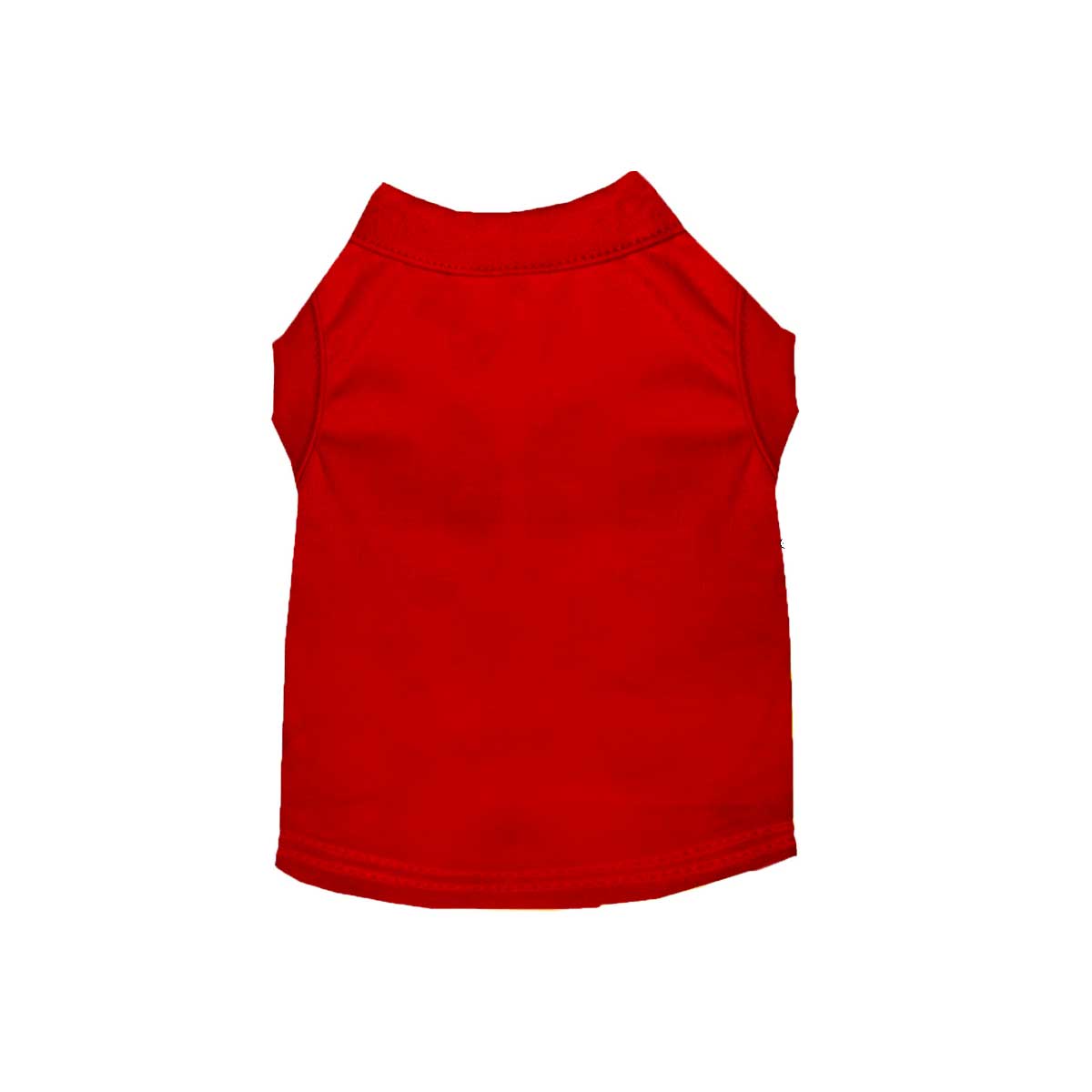 Cotton Poly Blend Tee Shirt in Red | Pawlicious & Company