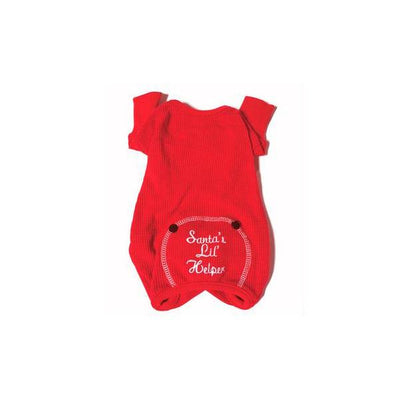 Red Santa's Lil Helper Dog Pajama | Pawlicious & Company