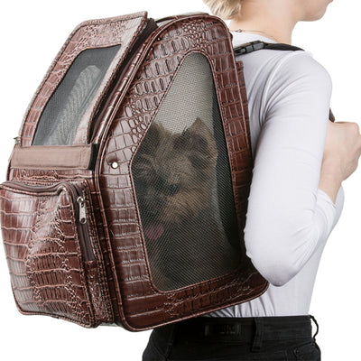 Rio Carrier Bag on Wheels - Brown Croco | Pawlicious & Company