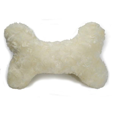 Rosette Bone Dog Pillow in Yellow | Pawlicious & Company