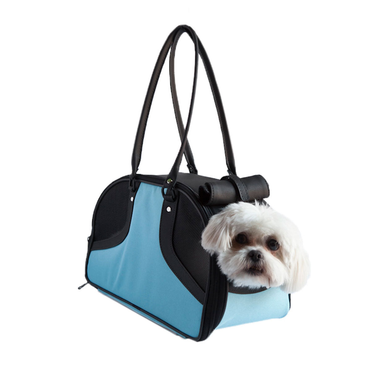 Roxy Pet Carrier - Turquoise & Black | Pawlicious & Company