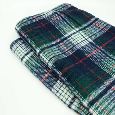 Sherpa Lined Pet Blanket in Blue & Green | Pawlicious & Company