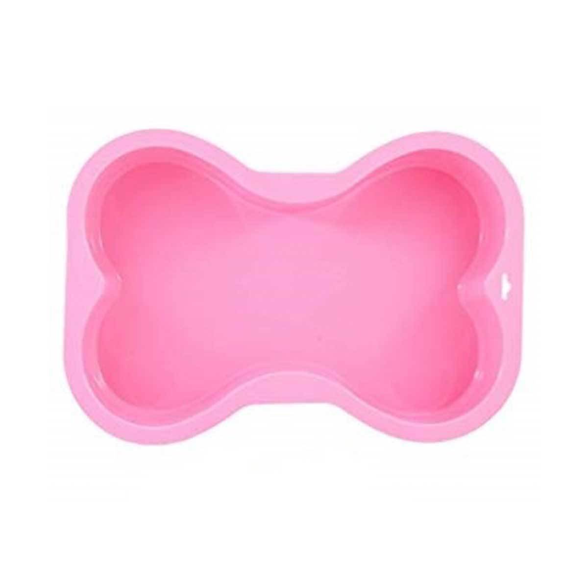 Silicone Dog Bone Cake Pan in Pink | Pawlicious & Company