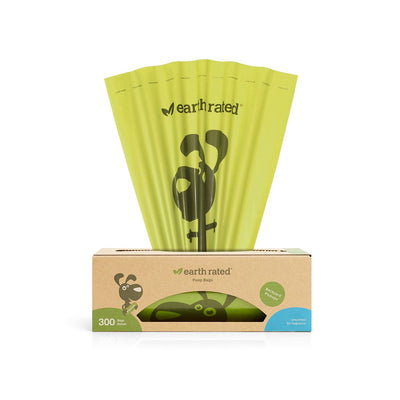 Earth Rated Waste Bags in Dispenser 300 Bag Box, Unscented | Pawlicious & Company